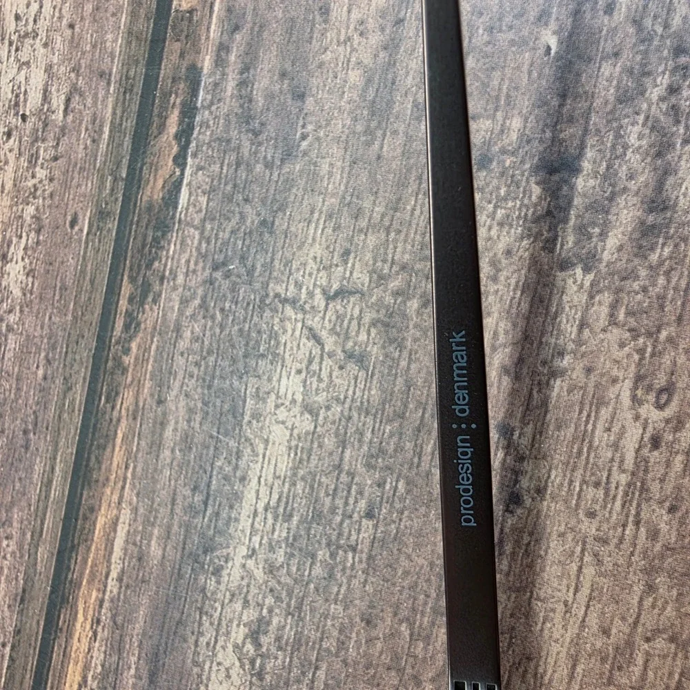 Prodesign Denmark 1173 c.5031 Brown Rectangular Metal Eyeglasses 47/17 IB CE